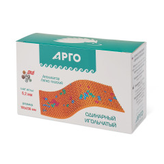 Аппликатор Ляпко «Одинарный» (шаг игл 6,2 мм, размер 105 х 230 мм)