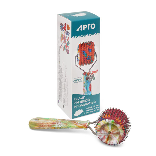 Аппликатор Ляпко «Валик Лицевой» (шаг игл 3,5 мм, D = 51 мм, ш = 40 мм)