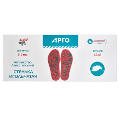 Аппликатор Ляпко«Стелька игольчатая»,размер 40-43, 2 шт
