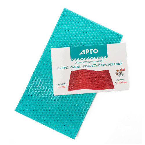 Аппликатор Ляпко «Коврик малый силикон» (шаг игл 6,0 мм, размер 237 х 137 мм)