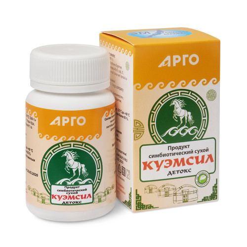 Продукт симбиотический «КуЭМсил Детокс», таблетки, 60 шт