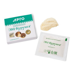 Продукт метабиотический «ЭМ-Курунга», порошок, 3 пак. по 2 г