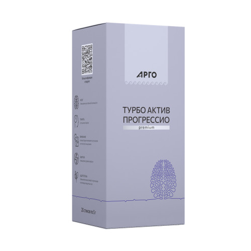 Турбо Актив Прогрессио, 20 стиков по 5 г