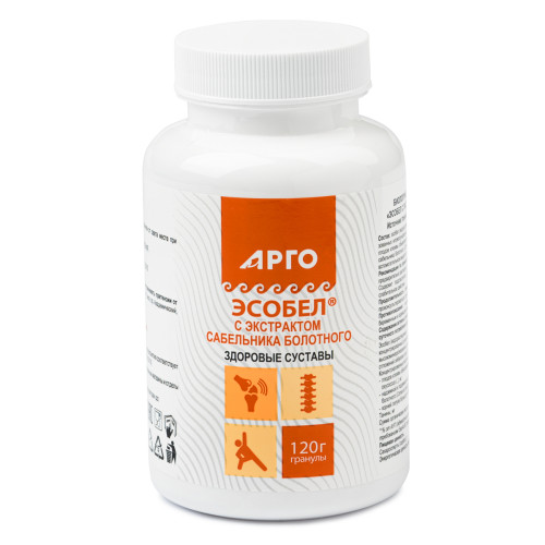 Эсобел с экстрактом сабельника болотного, гранулы, 120 г