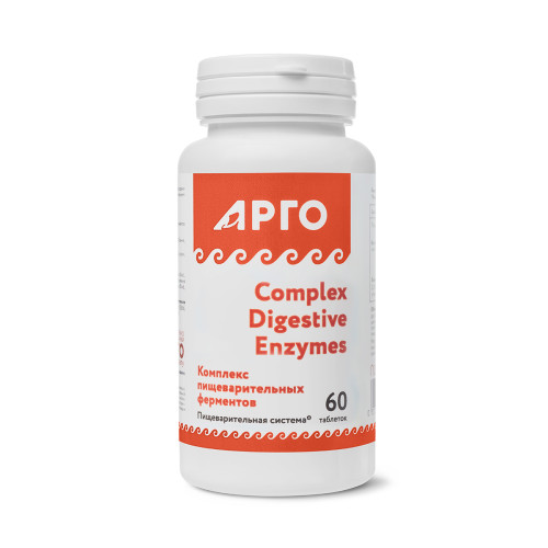 Комплекс пищеварительных ферментов, таблетки, 60 шт