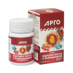 Масло кедровое с боярышником, капсулы, 100 шт