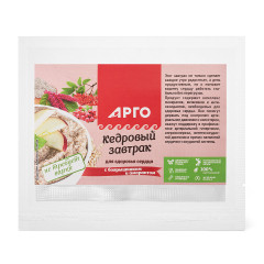 Завтрак кедровый для здоровья сердца с боярышником и амарантом, 40 г
