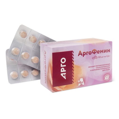 Конфеты таблетированные с растительными экстрактами «Аргофемин», 100 шт
