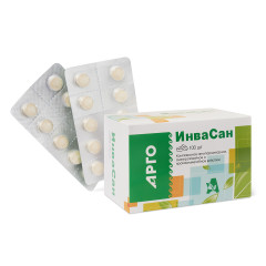 Конфеты таблетированные с растительными экстрактами «ИнваСан», 100 шт