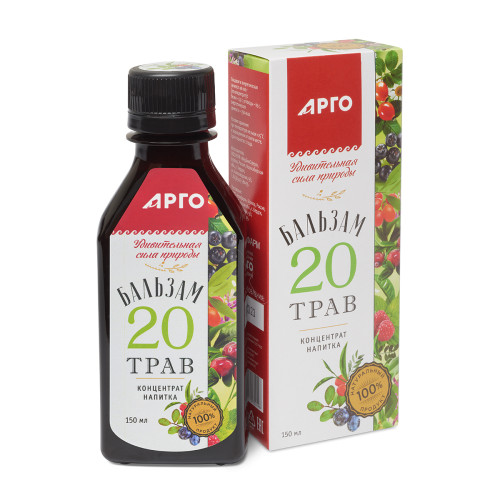 Концентрат напитка «Бальзам 20 трав», 150 мл